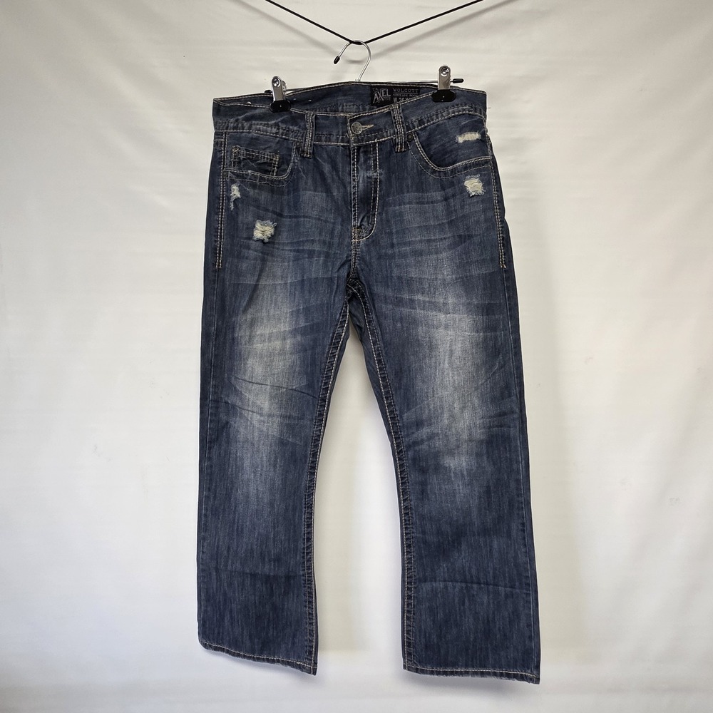 T.K. AXEL Men's jeans Thick Stitch Wolcott Vintage boot 36"x30" (38)